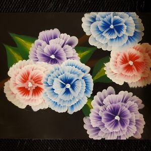 8x10 Flower canvas